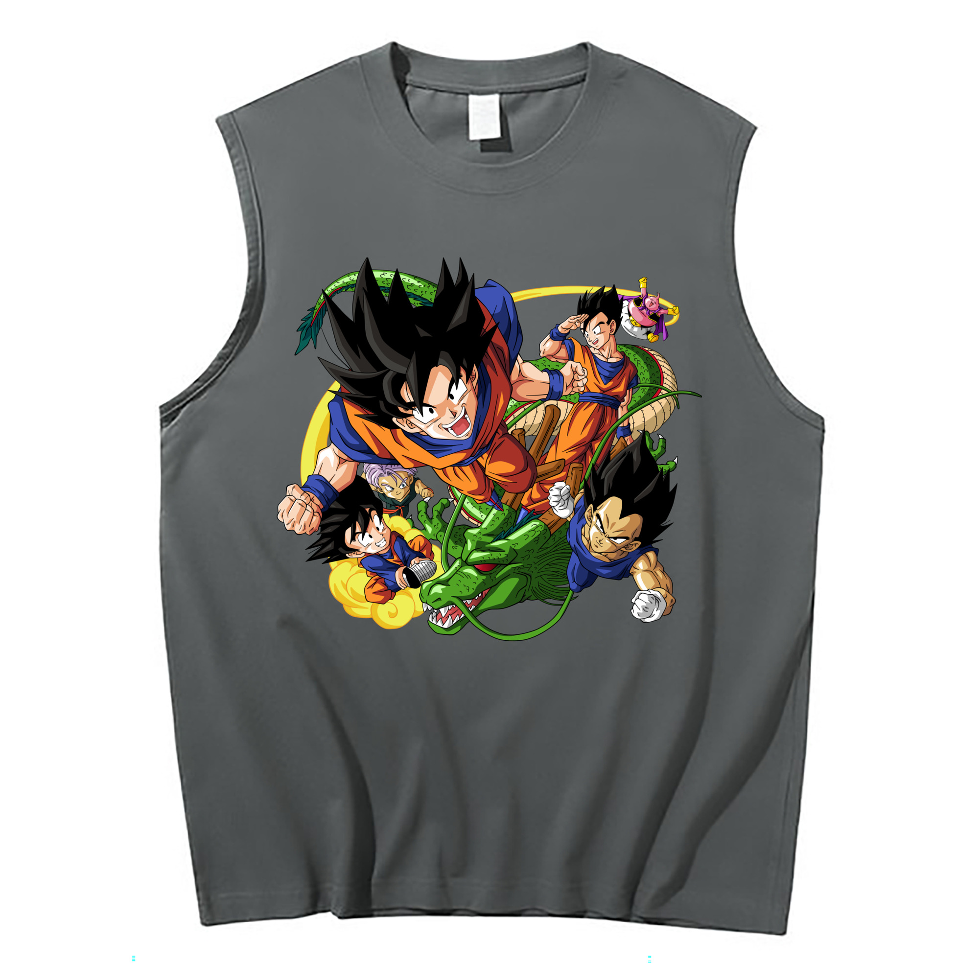 （画像用） ドラゴンボール DRAGON BALL コットン100％タンクトップ（フロントプリント）
